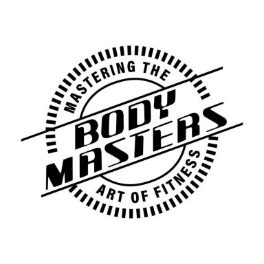 BODY MASTERS - Heartbeat Fitness Repair Logo for Body Masters, featuring the text "Mastering the Art of Fitness."