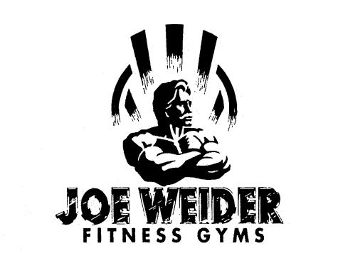 WEIDER FITNESS - Heartbeat Fitness Repair Black and white logo of Joe Weider Fitness Gyms featuring a muscular figure.