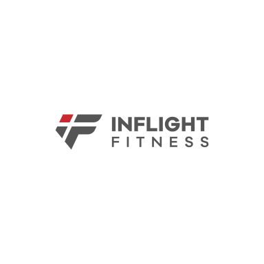 INFLIGHT FITNESS - Heartbeat Fitness Repair Logo of Inflight Fitness featuring a stylized wing design in red and gray.
