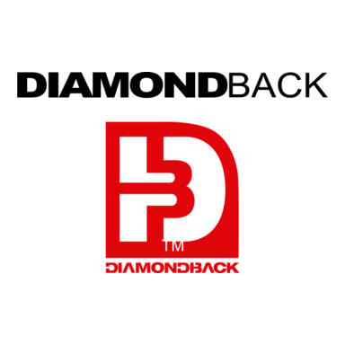 DIAMONDBACK - Heartbeat Fitness Repair Diamondback logo featuring stylized "D" and "B" in red and black colors.