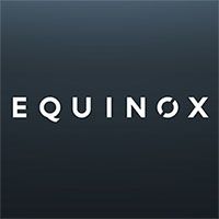 EQUINOX - Heartbeat Fitness Repair Logo of Equinox, featuring stylized text on a dark background.