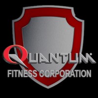 QUANTUM FITNESS - Heartbeat Fitness Repair Logo of Quantum Fitness Corporation with a shield design in red and silver.