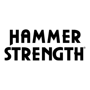 HAMMER STRENGTH - Heartbeat Fitness Repair Logo of Hammer Strength, featuring bold black text on a white background.