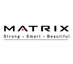 MATRIX - Heartbeat Fitness Repair Logo of "MATRIX" with the tagline "Strong. Smart. Beautiful."