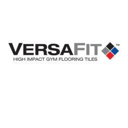 VERSAFIT - Heartbeat Fitness Repair VersaFit logo featuring high impact gym flooring tiles design elements.