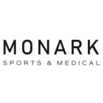 MONARK - Heartbeat Fitness Repair Logo of Monark Sports & Medical in bold black letters on a white background.