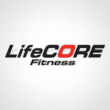 LIFECORE FITNESS - Heartbeat Fitness Repair LifeCORE Fitness logo featuring bold text with red and black colors.